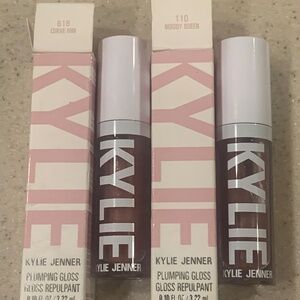 New In Box - Two Kylie Jenner Plumping Lip Gloss - Moody Queen and Curve Him Sha